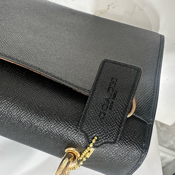 Coach Tilly Top Handle Crossbody Bag in Black - Picture 7 of 7